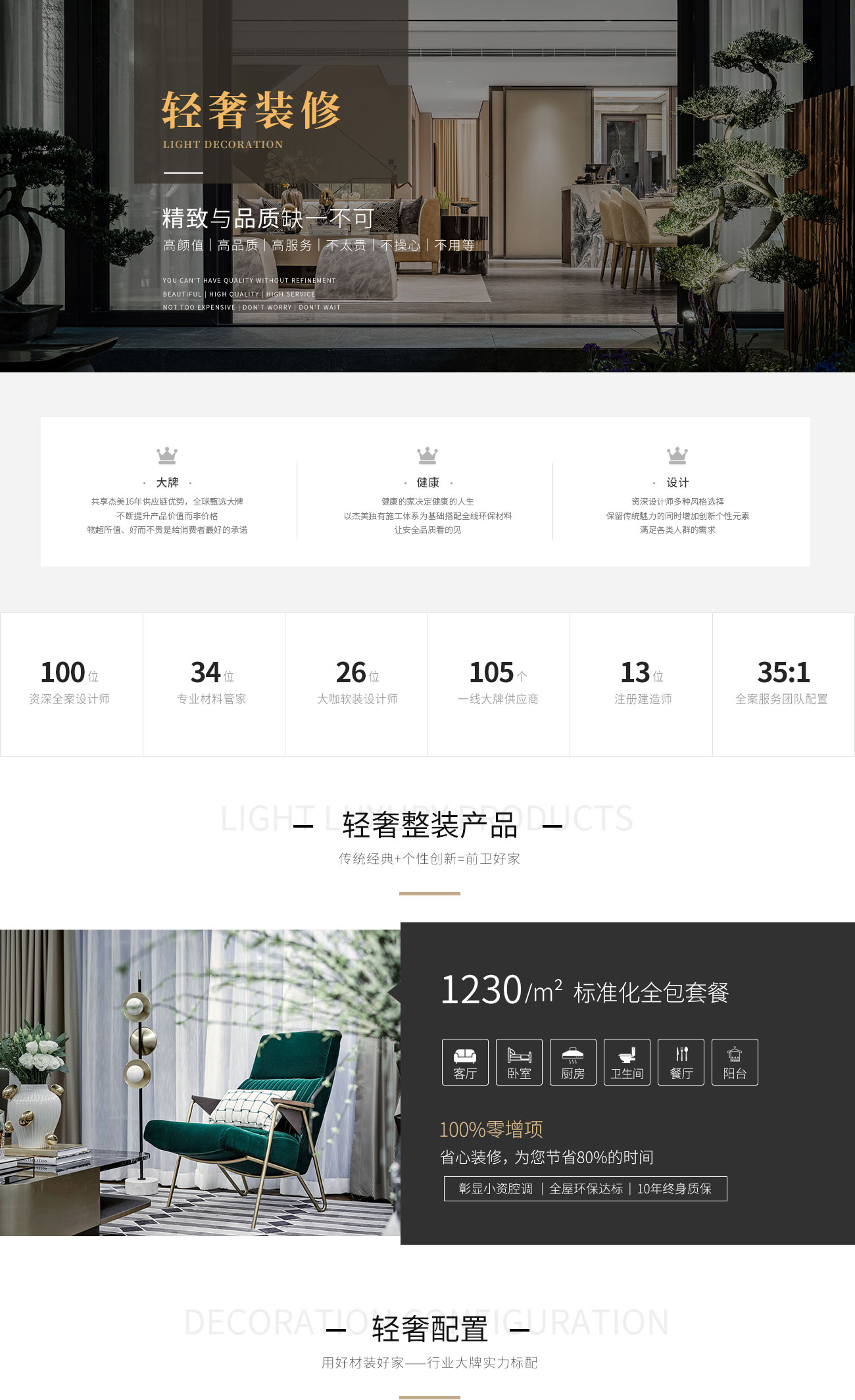 杰美裝飾輕奢套餐 杰美裝飾輕奢套餐